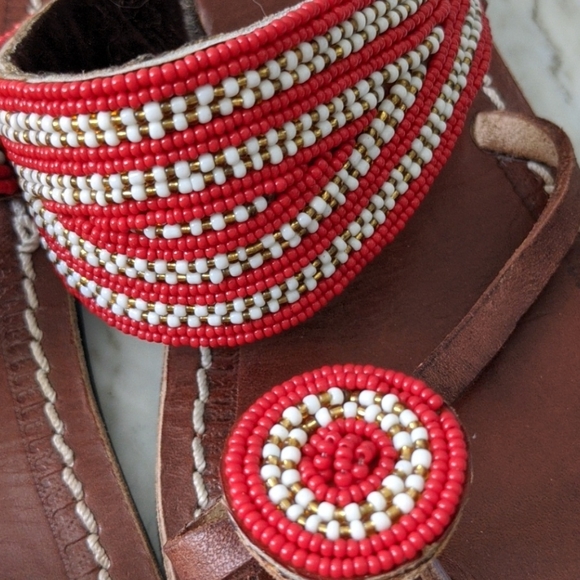 Beaded Sandals - Picture 2 of 4